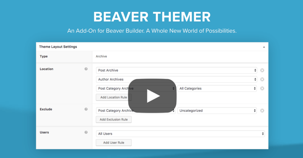 The Beaver Themer page.